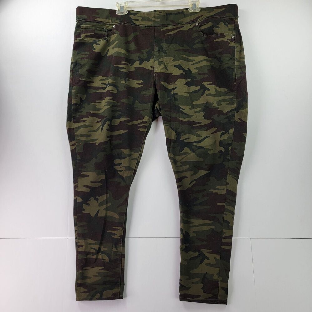 Levi’s Camo Leggings Womens 24 Jeggings Pants Pullon Comfy Pockets Elastic Waist